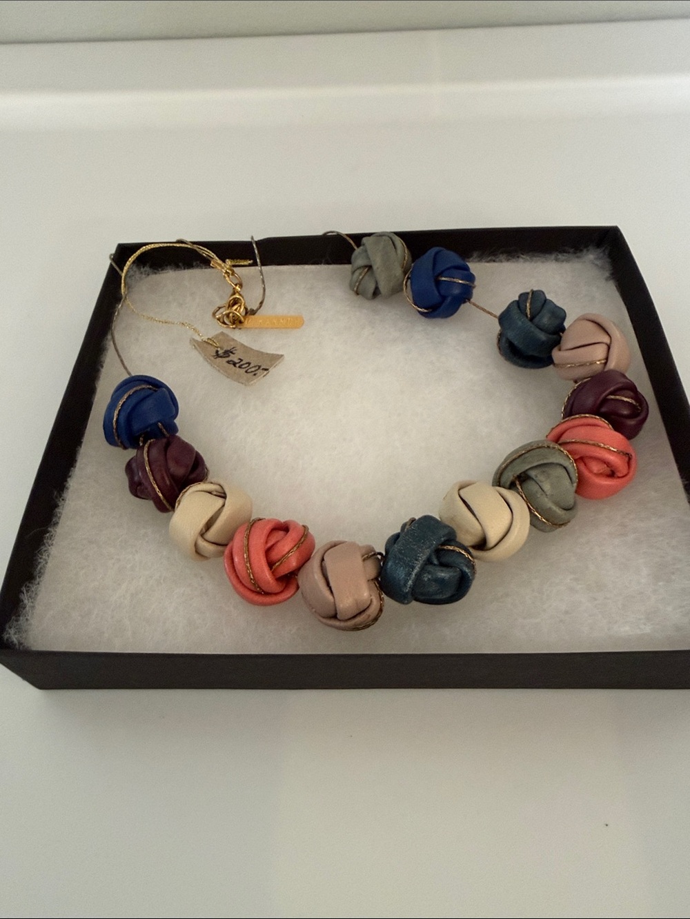 Knotted Leather Necklace